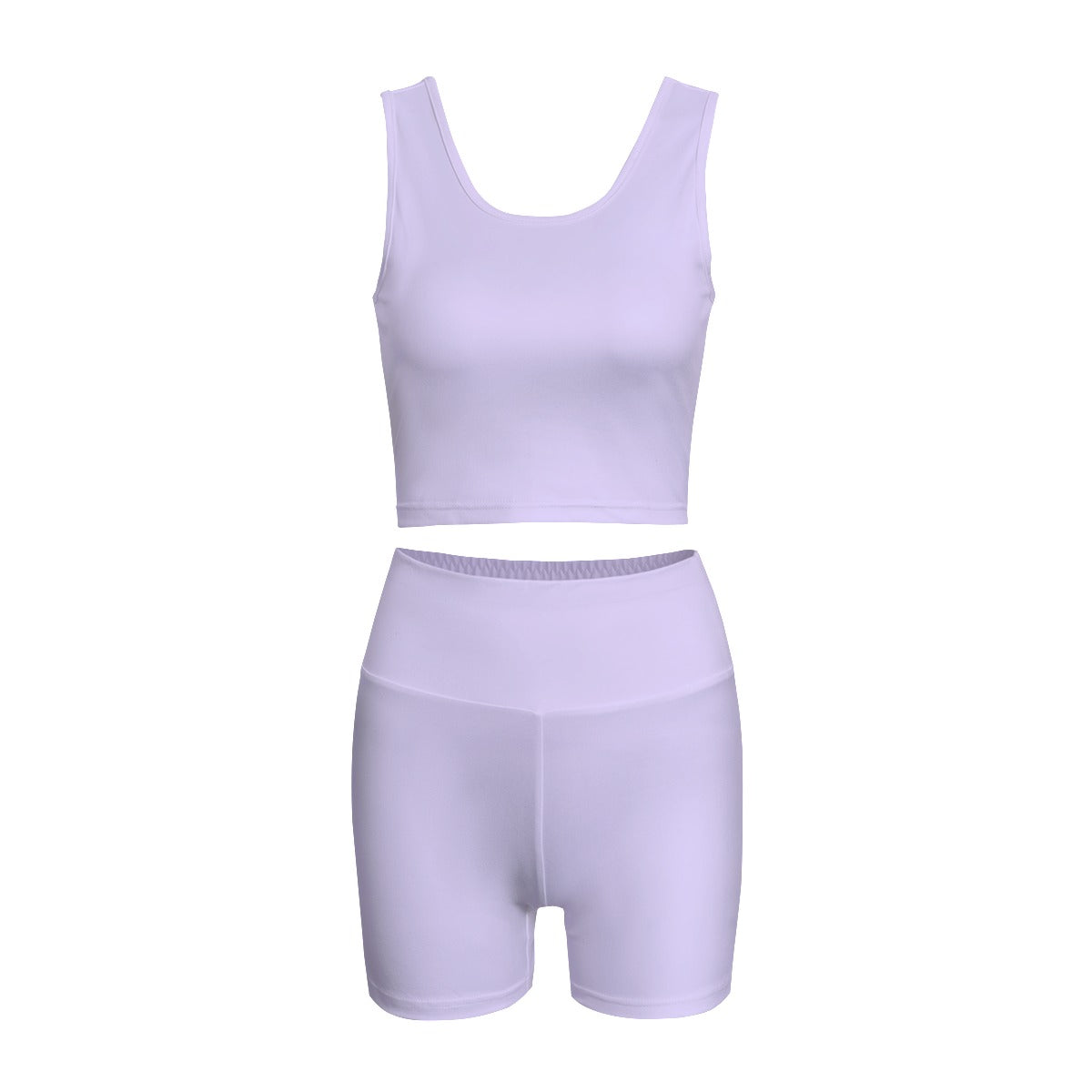 2023 Fashion Trends | TGC FASHION Lilac Lavender Gym Outfit 2-piece Set