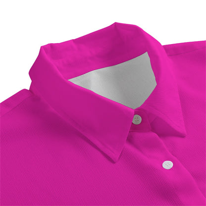 TGC FASHION Hot Pink Chiffon Shirt