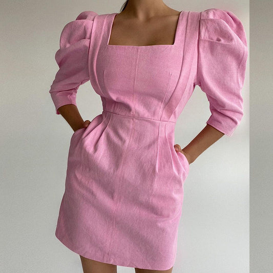 Spring Trends 2022 | Pink Linen Dress