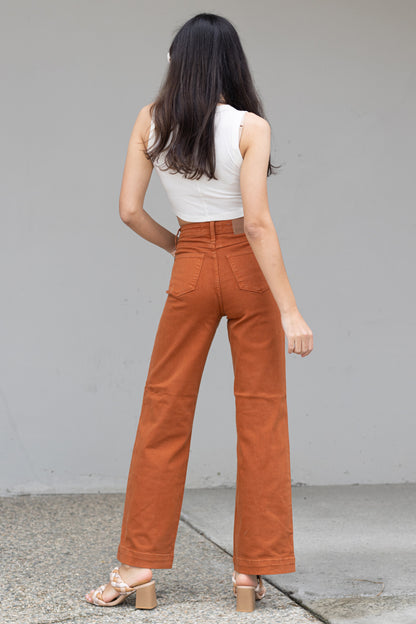 Summer Outfits | Brown Aesthetic Judy Blue Full Size Feeling Special Pocket Jeans