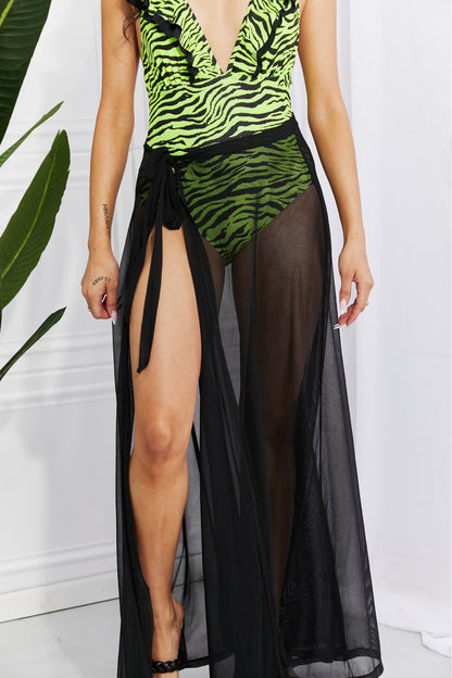 Summer Outfits | Marina West Swim Beach Is My Runway Mesh Wrap Maxi Cover-Up Skirt