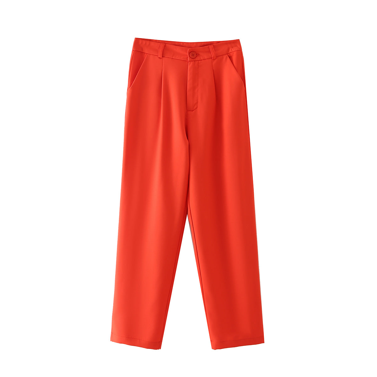 Red Outfits | Wide-Leg Trousers