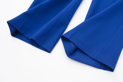 Wear to Work Outfits | Electric Blue Pants
