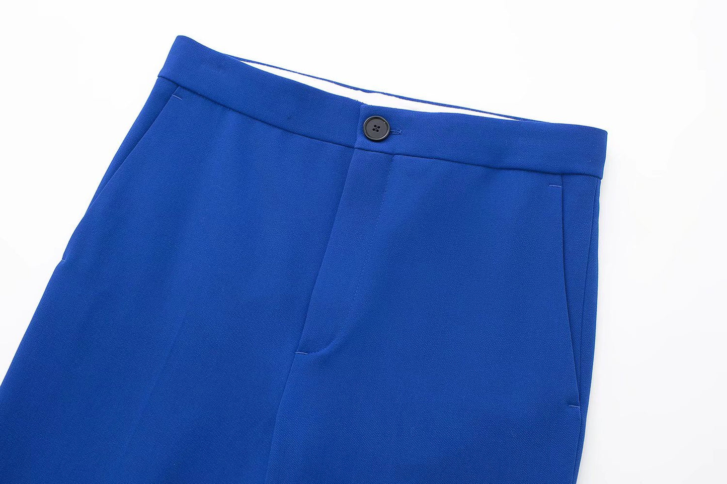 Wear to Work Outfits | Electric Blue Pants