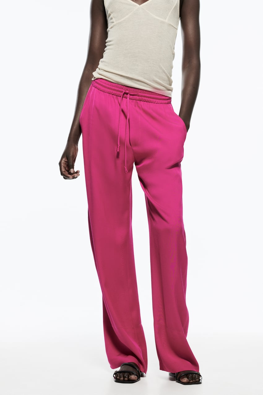 Summer Outfits | Hot Pink Wide Leg Pants