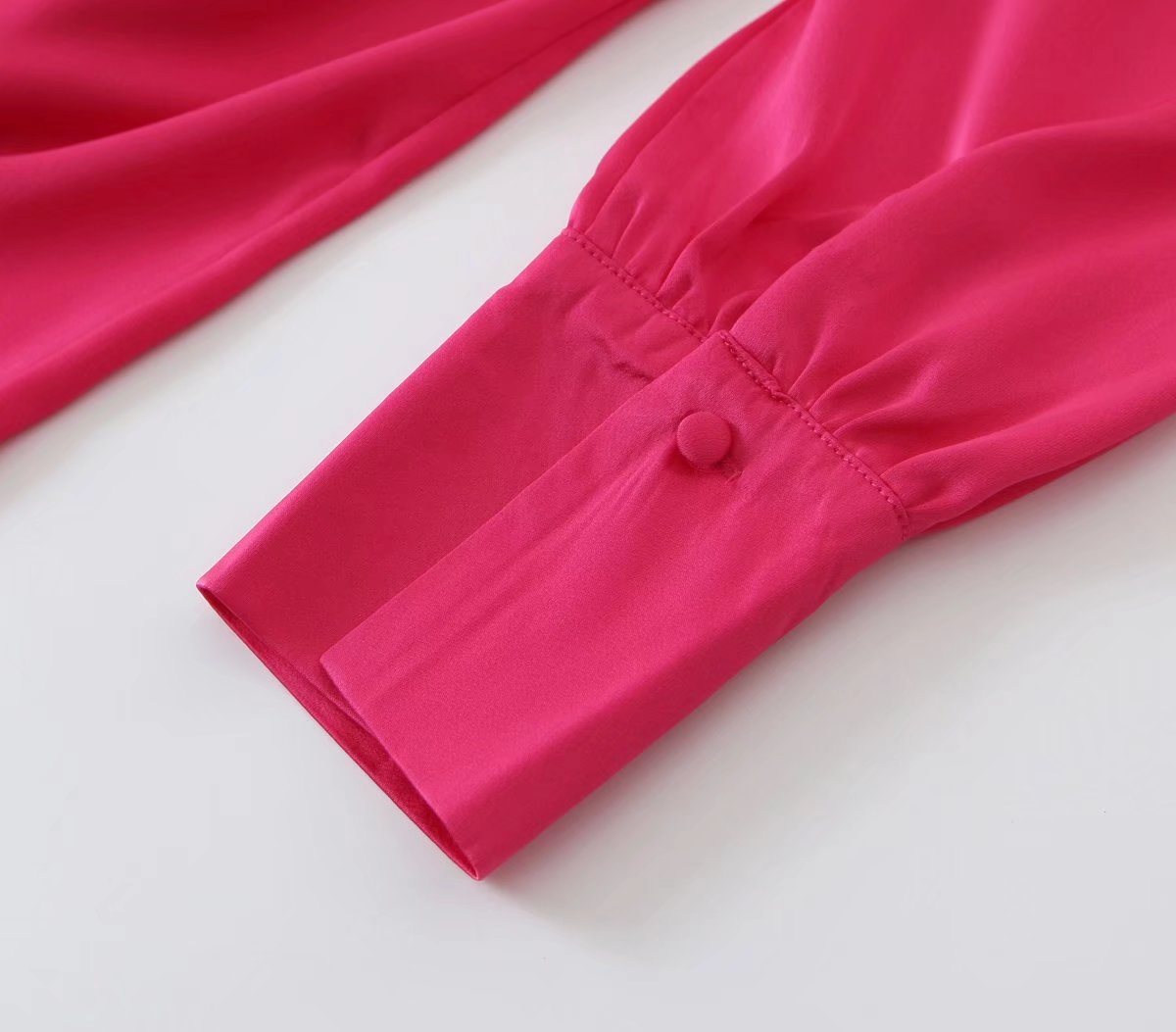 Elegant Silk Outfits | Hot Pink Aesthetic Silk Shirt and Hot Pink Pants
