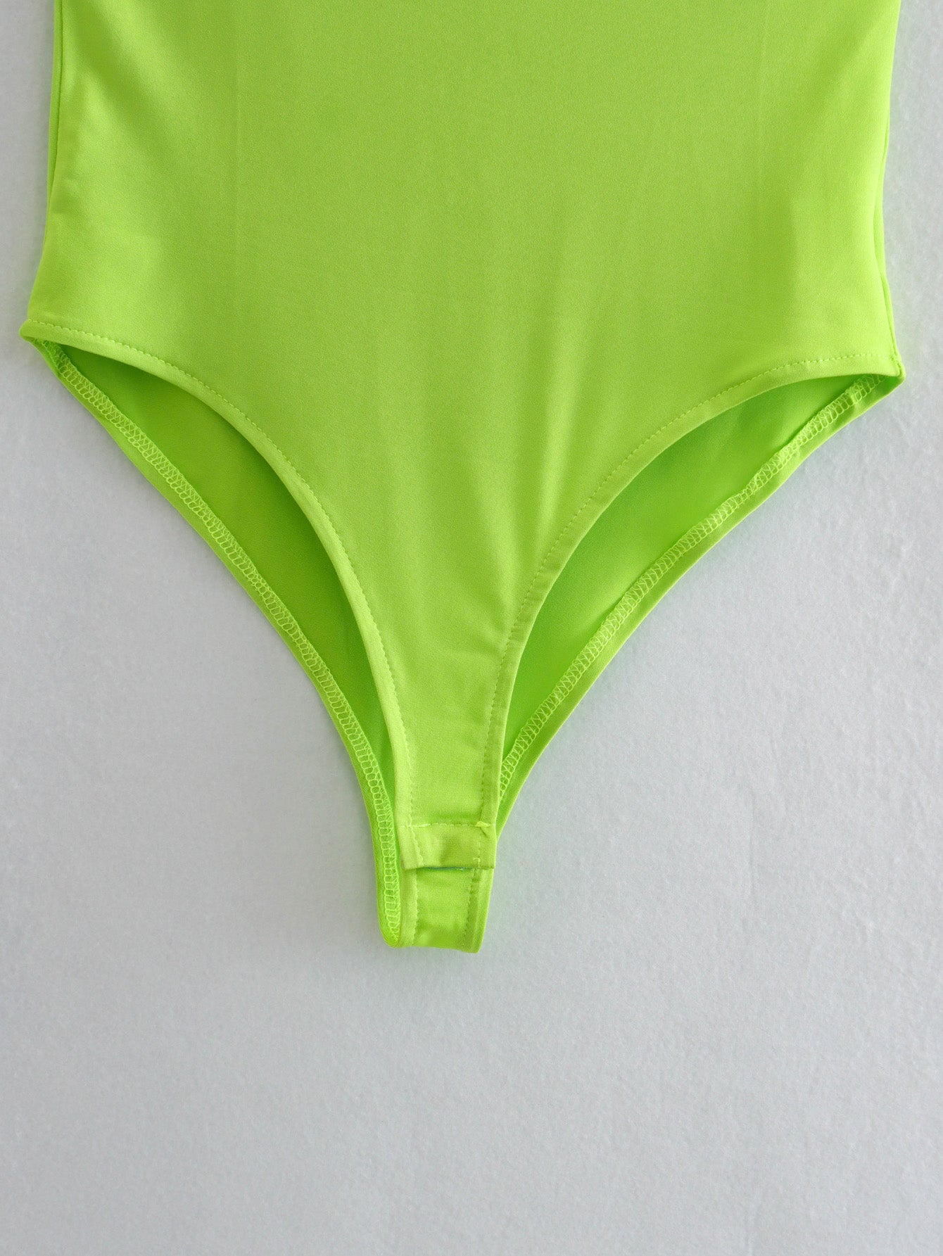 Neon Green Aesthetic | Turtleneck Slim Fit Bodysuit