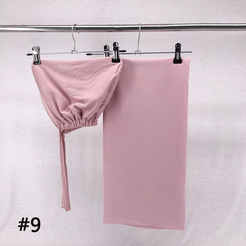 Hijab Outfits |Underscarf Instant Chiffon Hijab With Inner Scarf – TGC ...