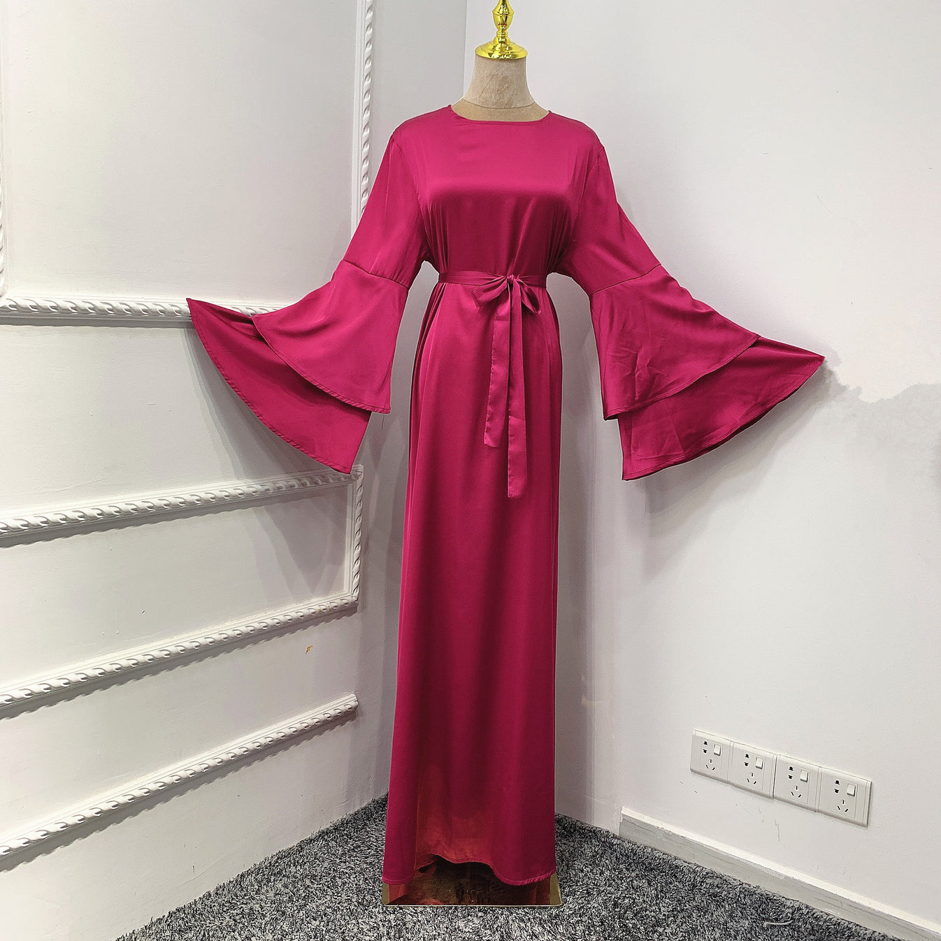 Scarlet Single Layer Airflow Modest Khimar main image 0