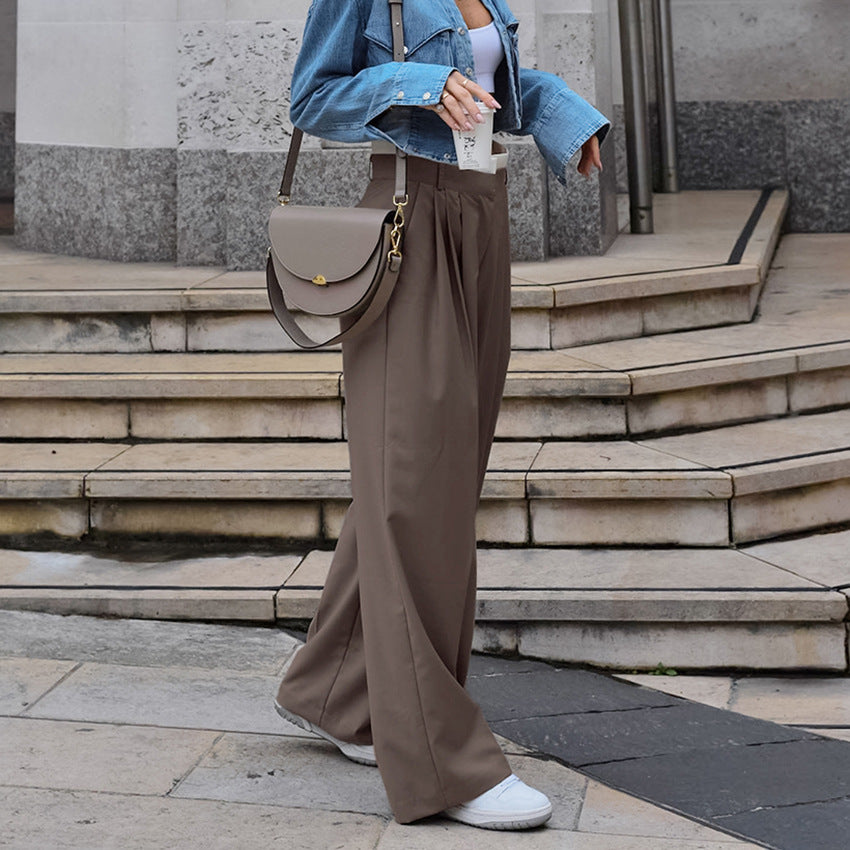 Winter Outfits 2023 | Brown Aesthetic Cargo Pants Wide Leg Pants