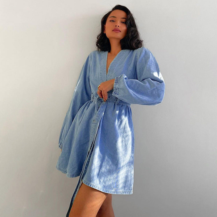 Denim 2024 kimono dress