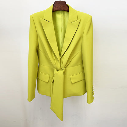 2023 Fashion Trends | Green Growth Luxury Blazer Outfit 2-piece Set