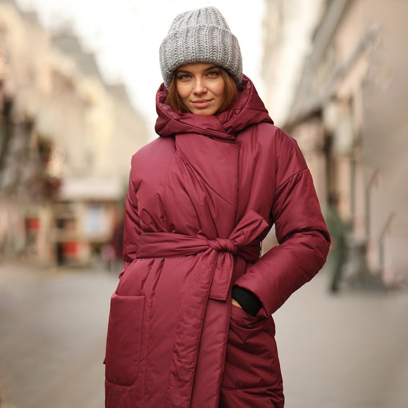 Winter Outfits | Ultra Thick Long Puffer Jacket Cotton Coat