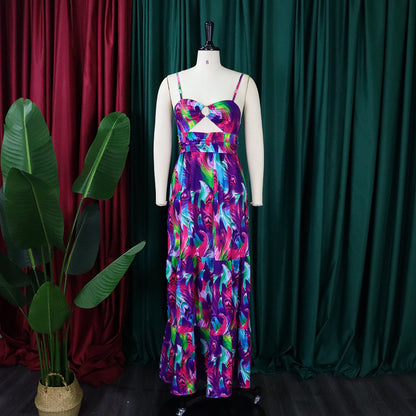 Summer Dresses | Neon Summer Maxi Dress