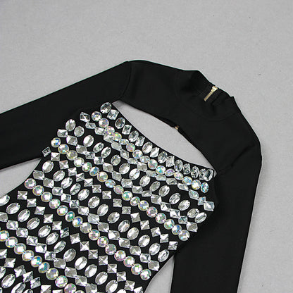 NYE Dresses | Rhinestone Corset NYE Mini Dress