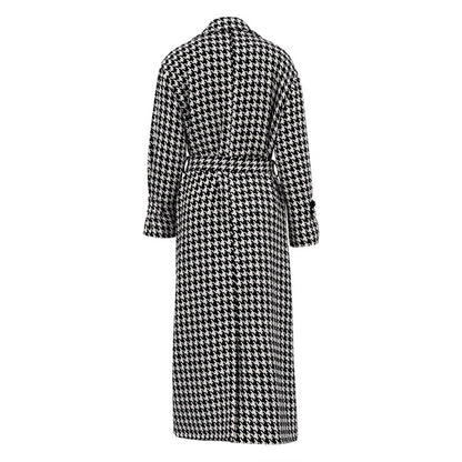 Fall 2023 Capsule Wardrobe | Classic Houndstooth Long Trench Coat