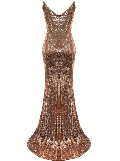 Euphoria Dresses | Chica Dorada Maxi Gold Dress