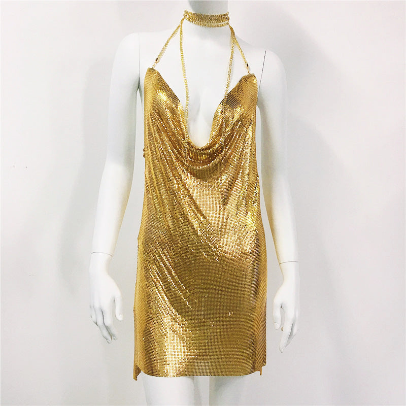 Rhinestone Dresses | Backless Rhinestone Mini Dress TGC FASHION Rhinestone Dresses | Backless Rhinestone Mini Dress TGC FASHION