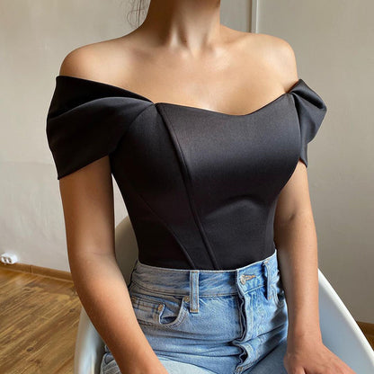 Winter Outfits - Off Shoulder Corset Top
