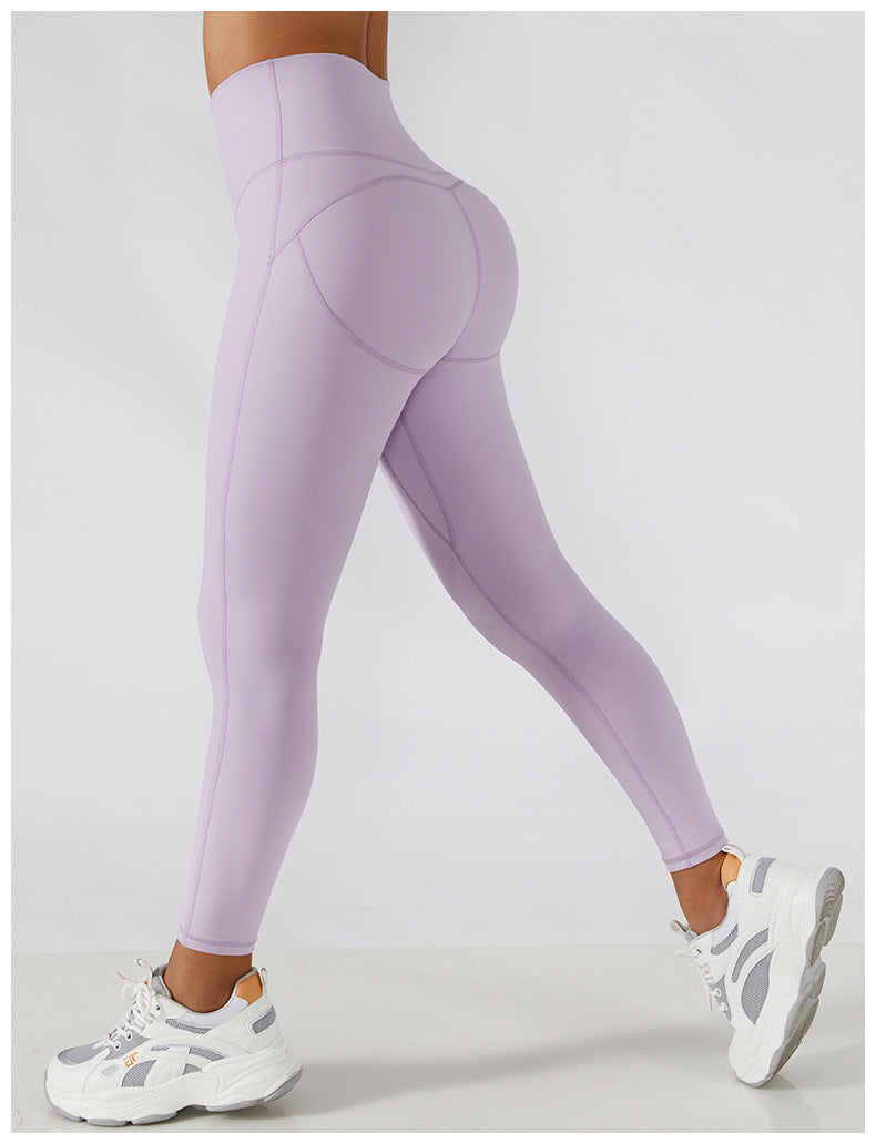 2023 Activewear Fashion Trends | Lilac Lavender Waist Trainer Leggings