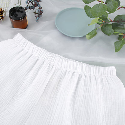 Capsule Wardrobe 2023 | Cotton Crop Top Shorts Summer Outfit 2-piece Set