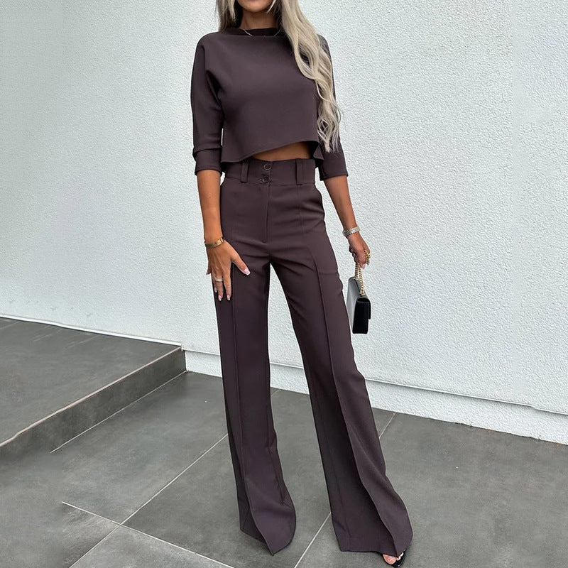Fall Fits 2023 |  Elegant Colors Fall Outfit 2-piece Set