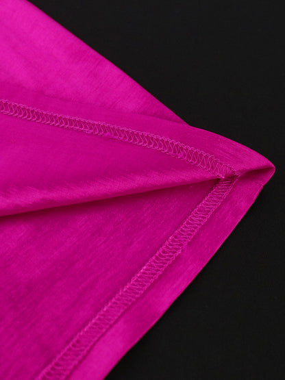Fashion Trends 2023 | Hot Pink 3D Bow Summer Dress