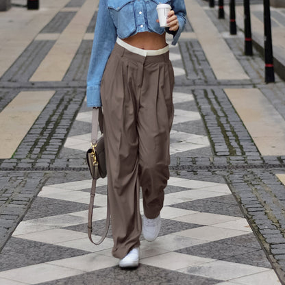 Winter Outfits 2023 | Brown Aesthetic Cargo Pants Wide Leg Pants