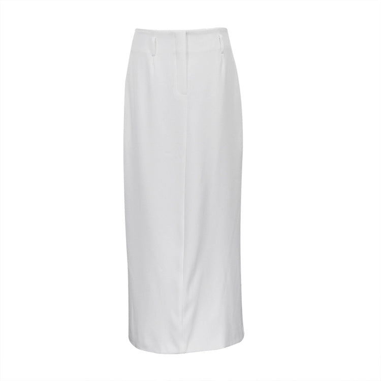 Minimalist Essentials | White Long Skirt