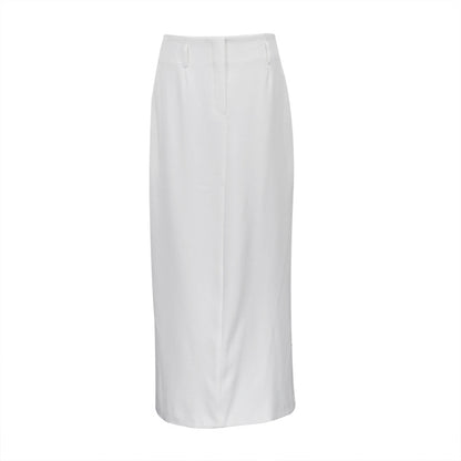Minimalist Essentials | White Long Skirt