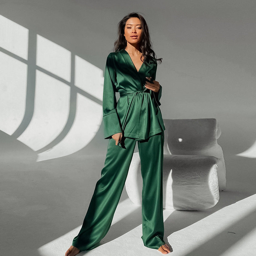 Summer Outfits 2022  Comfortable Skin-Friendly Robe Silk Pants