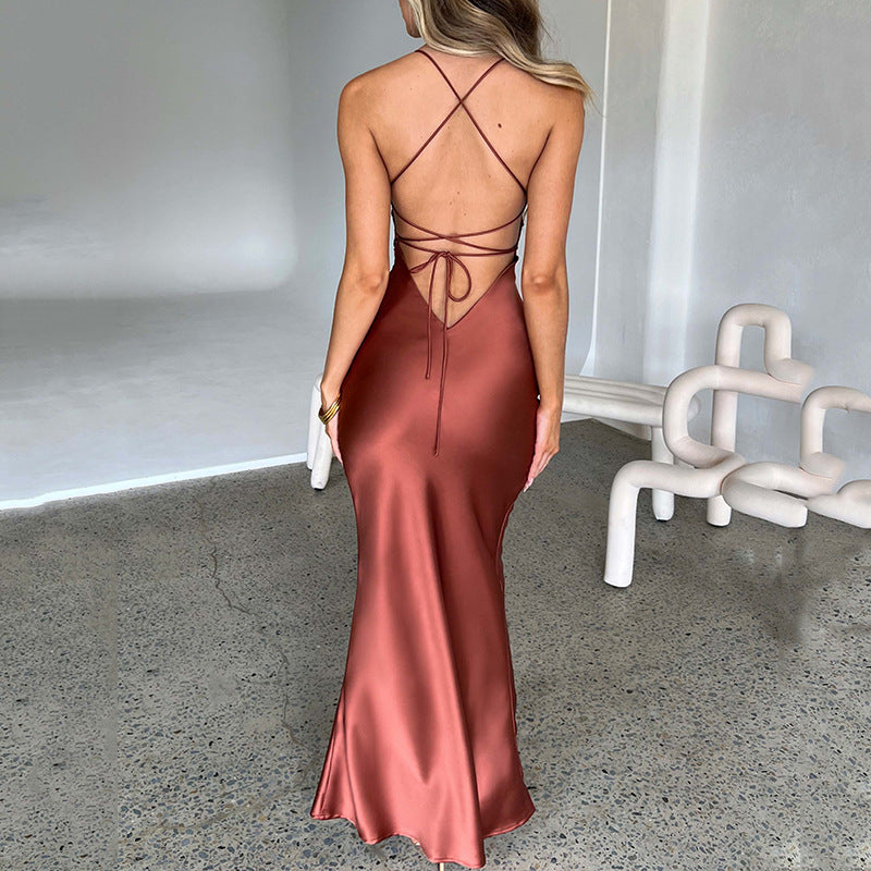 Elegant Dresses |  Classic Chic Silk Long Dress