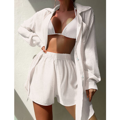 Summer Fashion | White Shorts Outfit 2-piece Set