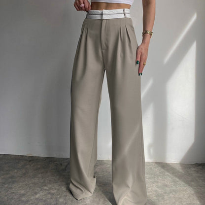 Winter Outfits 2023 | Beige Aesthetic Wide Leg Pants
