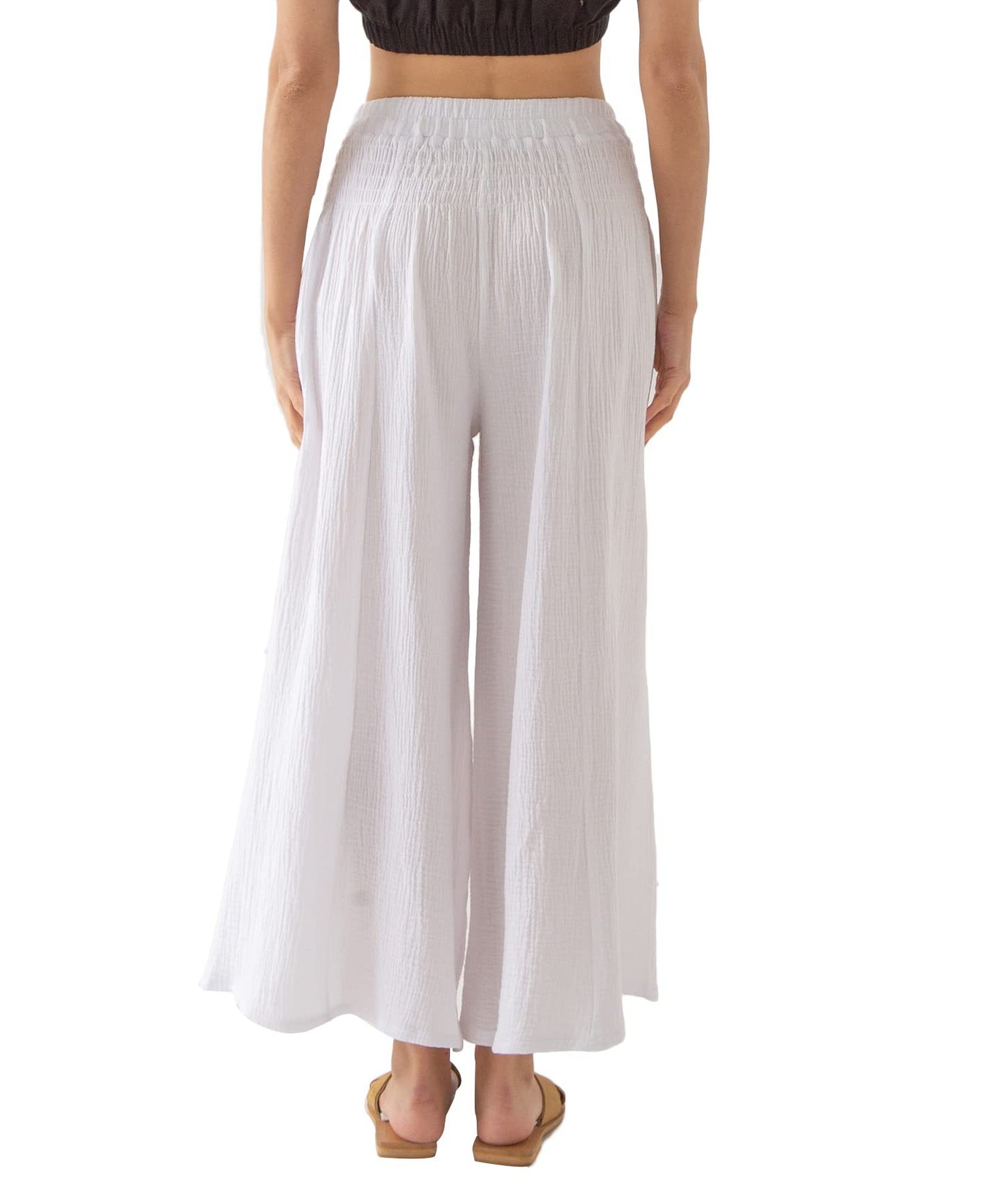 Summer Outfits 2023 | Lilac Lavender Cotton Wide Leg Pants