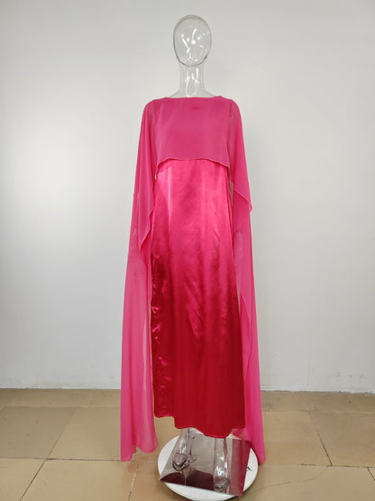 Capsule Wardrobe | Chiffon Satin Dress