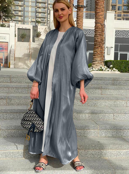 Elegant Puff Sleeve Kimono