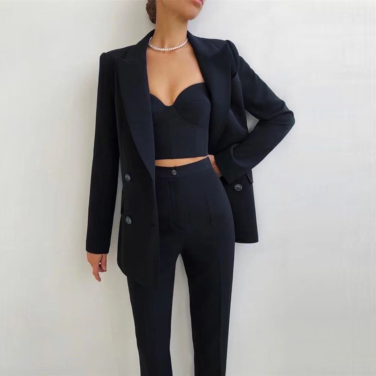 Fashion Outfits | Rare Office Fashion Casual Business Outfit 3-piece Set
