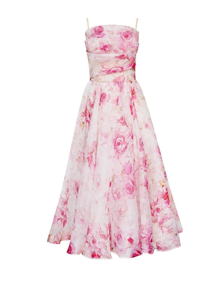 Spring Outfits | Lilac Lavender and Pink Princess Dream Floral Dress