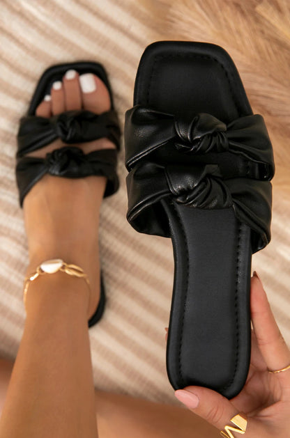 Spring Summer Shoes | Double Knot Flat Sandals