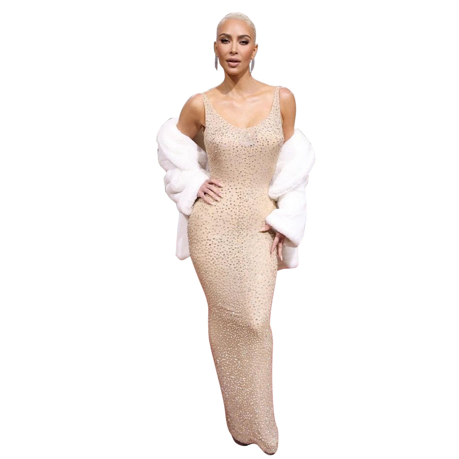 Fancy Dresses | Glitter Dress L / Apricot Fancy Dresses | Glitter Dress L / Apricot