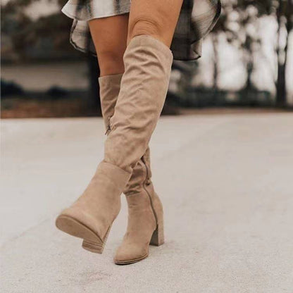 Boots Outfits | Suede My Way Long Boots
