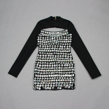 NYE Dresses | Rhinestone Corset NYE Mini Dress