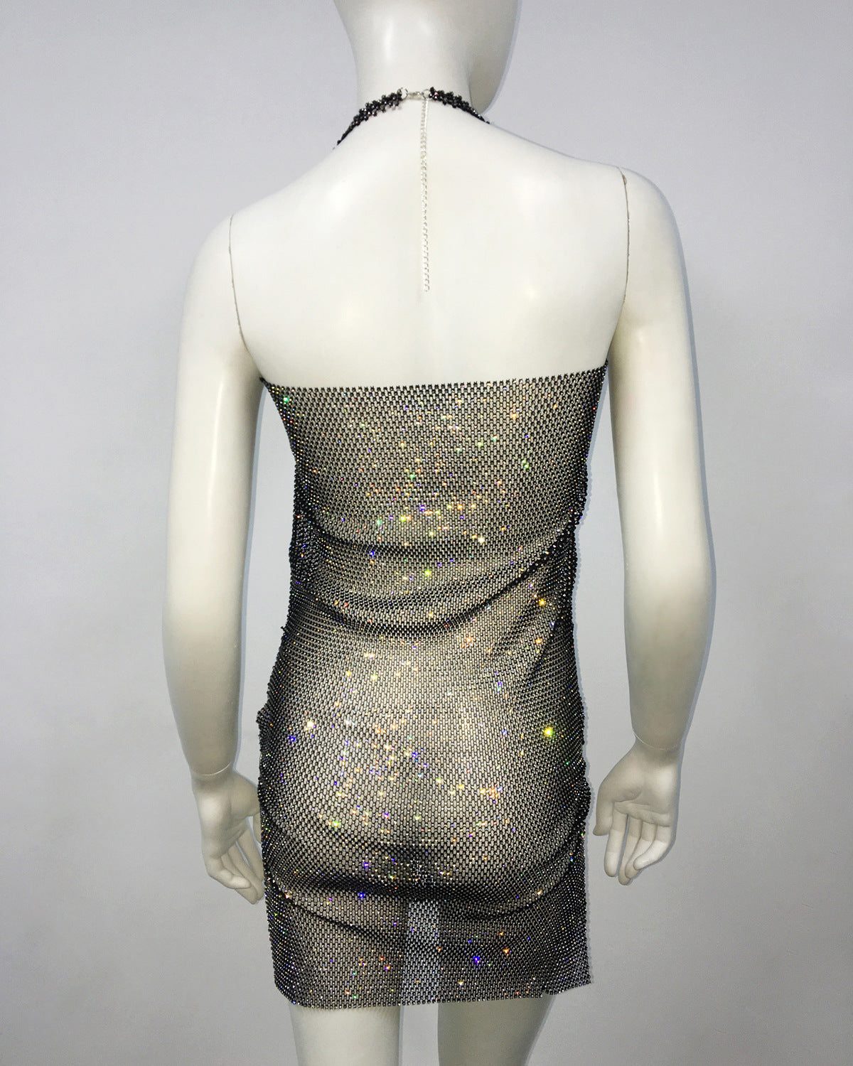 see through sequin dress NYE Outfits 2024
