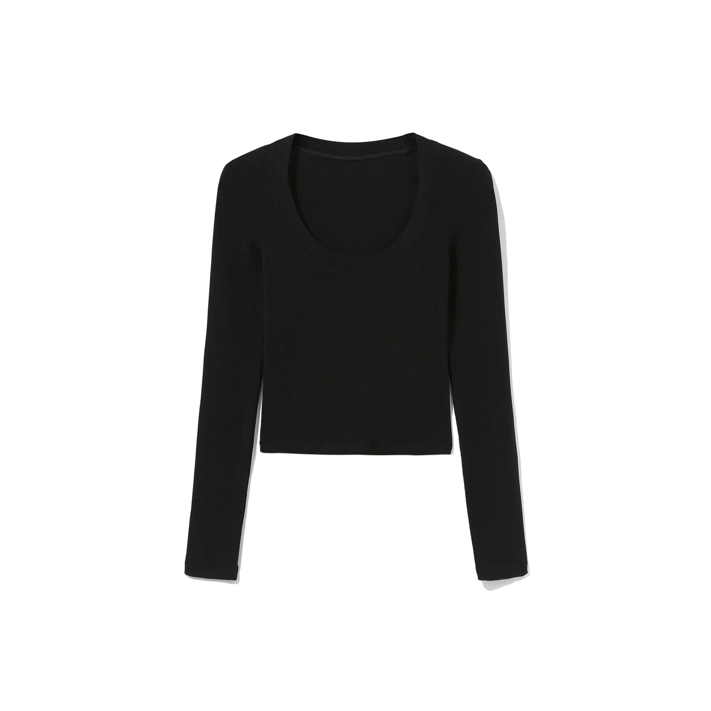 Minimalist Style Outfits |   Cotton Aesthetic Long Sleeve Crop Top