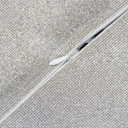 NYE Outfits 2024 | Silver Glitter Rhinestone Corset Mini Dress