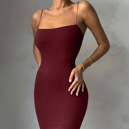 Summer Dresses | Minimalist Slim Maxi Dress.