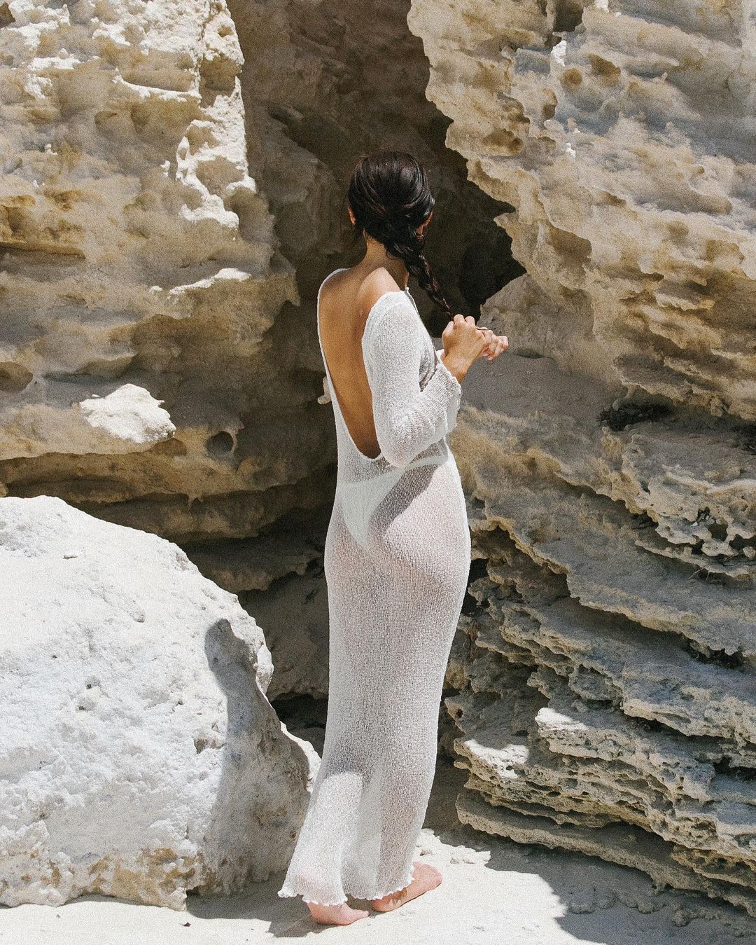 Summer Outfits | Black See Through Backless Slim Fit Comfortable Cotto TGC FASHION Summer Outfits | Black See Through Backless Slim Fit Comfortable Cotto TGC FASHION