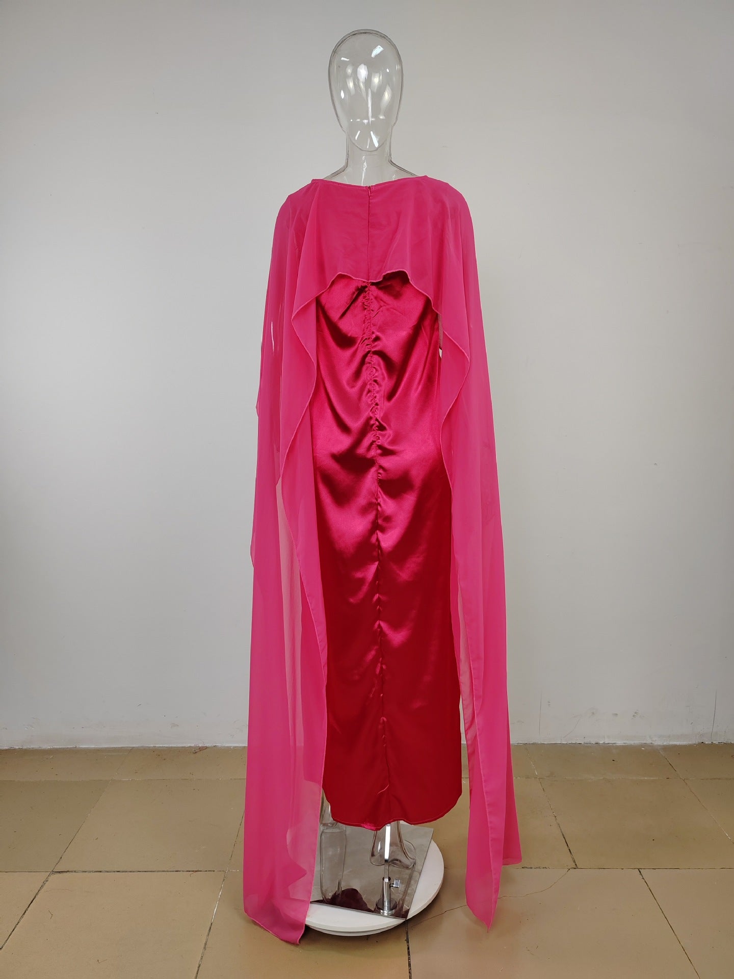 Capsule Wardrobe | Chiffon Satin Dress