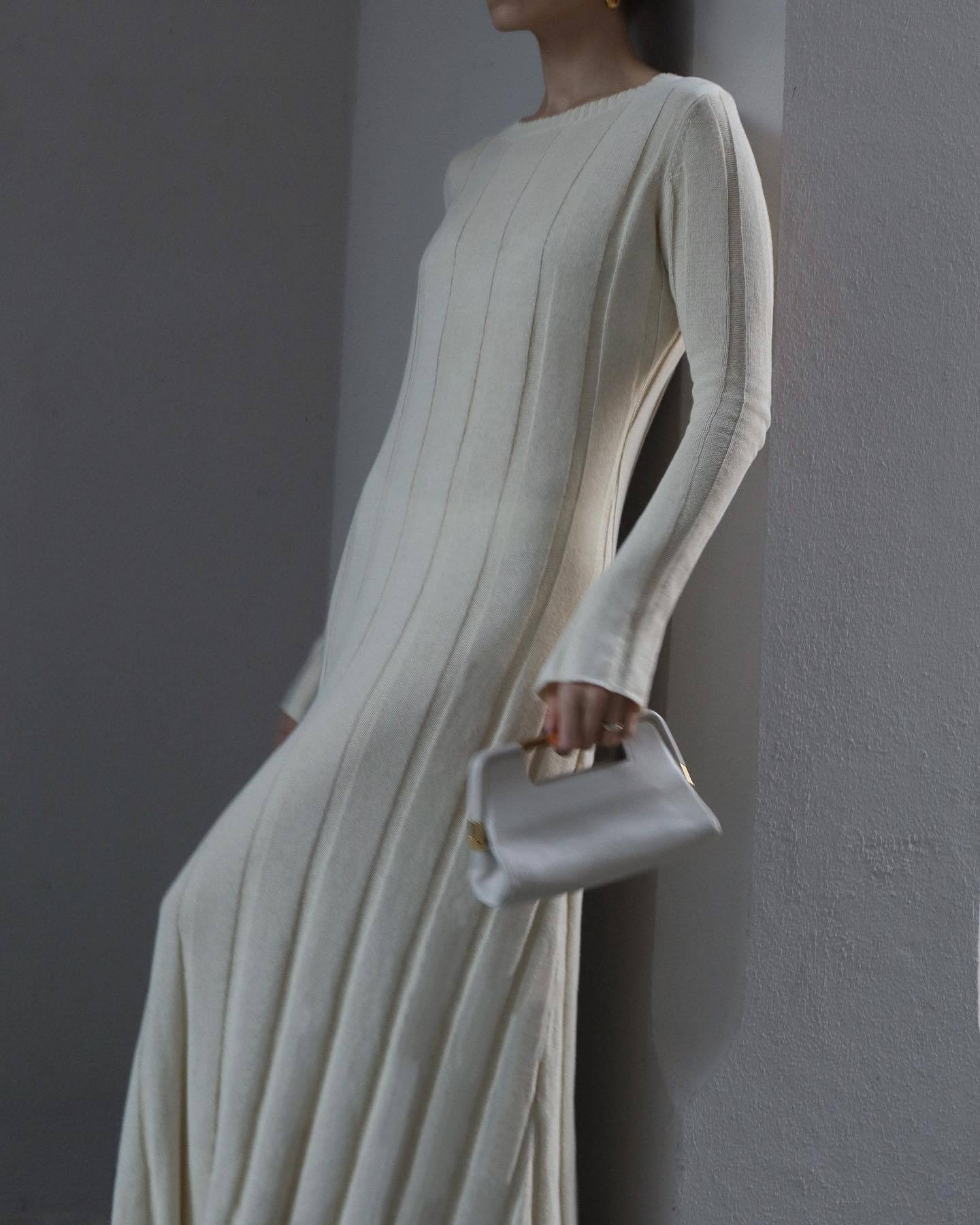 Sweater Dresses | Elegant Long Sleeve Knitted Cotton Maxi Dress